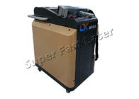 Non Contact Rust Removal Laser Metal Cleaning Machine For Oil Stain 5 - 10 Meters Fiber Cables