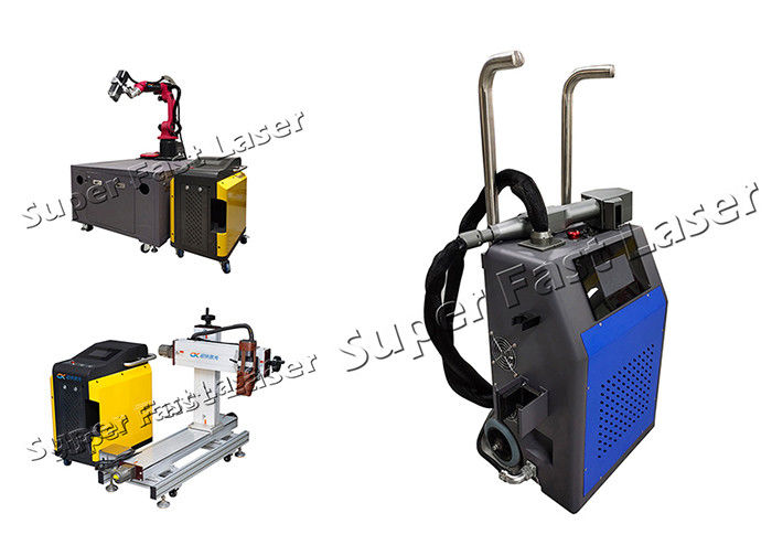 High Stable Industrial Laser Cleaning Machine Non Contact 50W 100W 200W