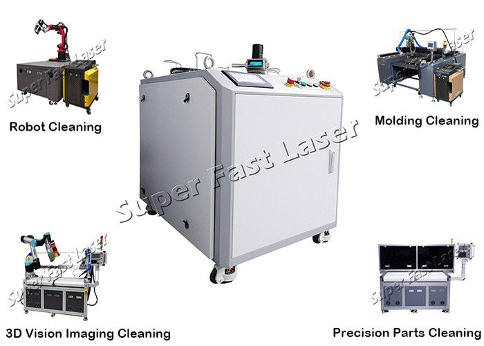 Oil / Grease Portable Laser Rust Removal Machine 500W 30mJ Pulse Energy