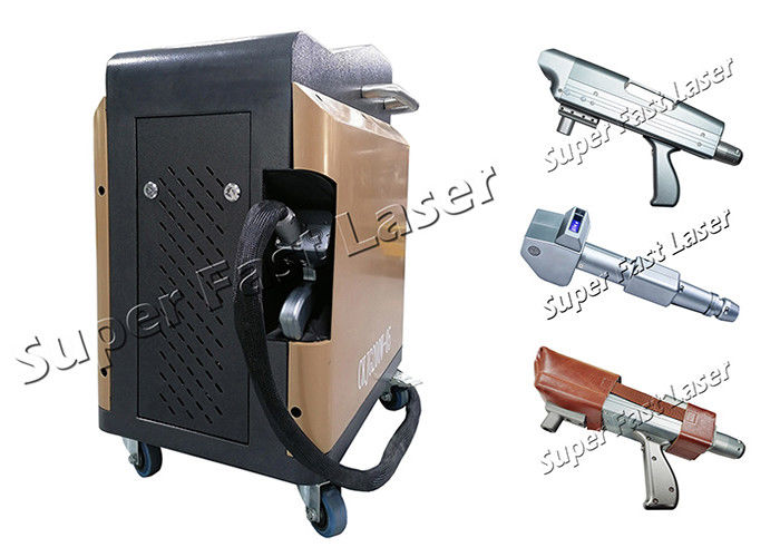 200W Laser Cleaning Machine Handheld Laser Cleaner Plastic Mold Residues Cleaning