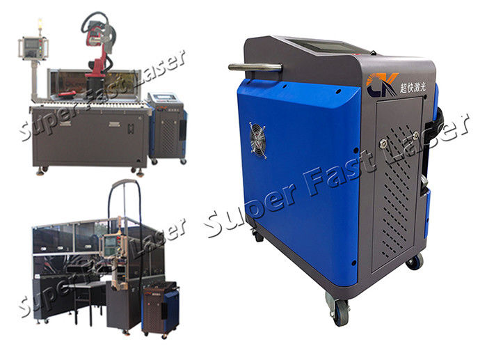 Touch Screen 100W Pulse Energy Fiber Laser Descaling Machine